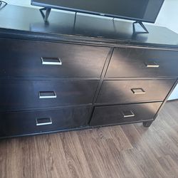 Dark brown dresser