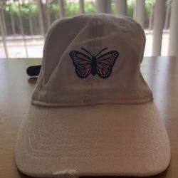 Girls butterfly adjustable hat 