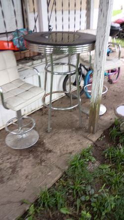 Table and chairs