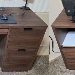 Sadder Englewood Collection Computer Desk & File Storage Credenza