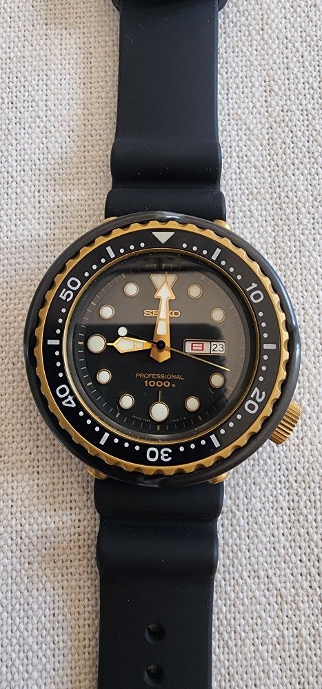 Seiko 7C46 "Golden Tuna" 1000M Professional Diver