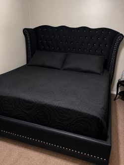 King Bed Set, Black
