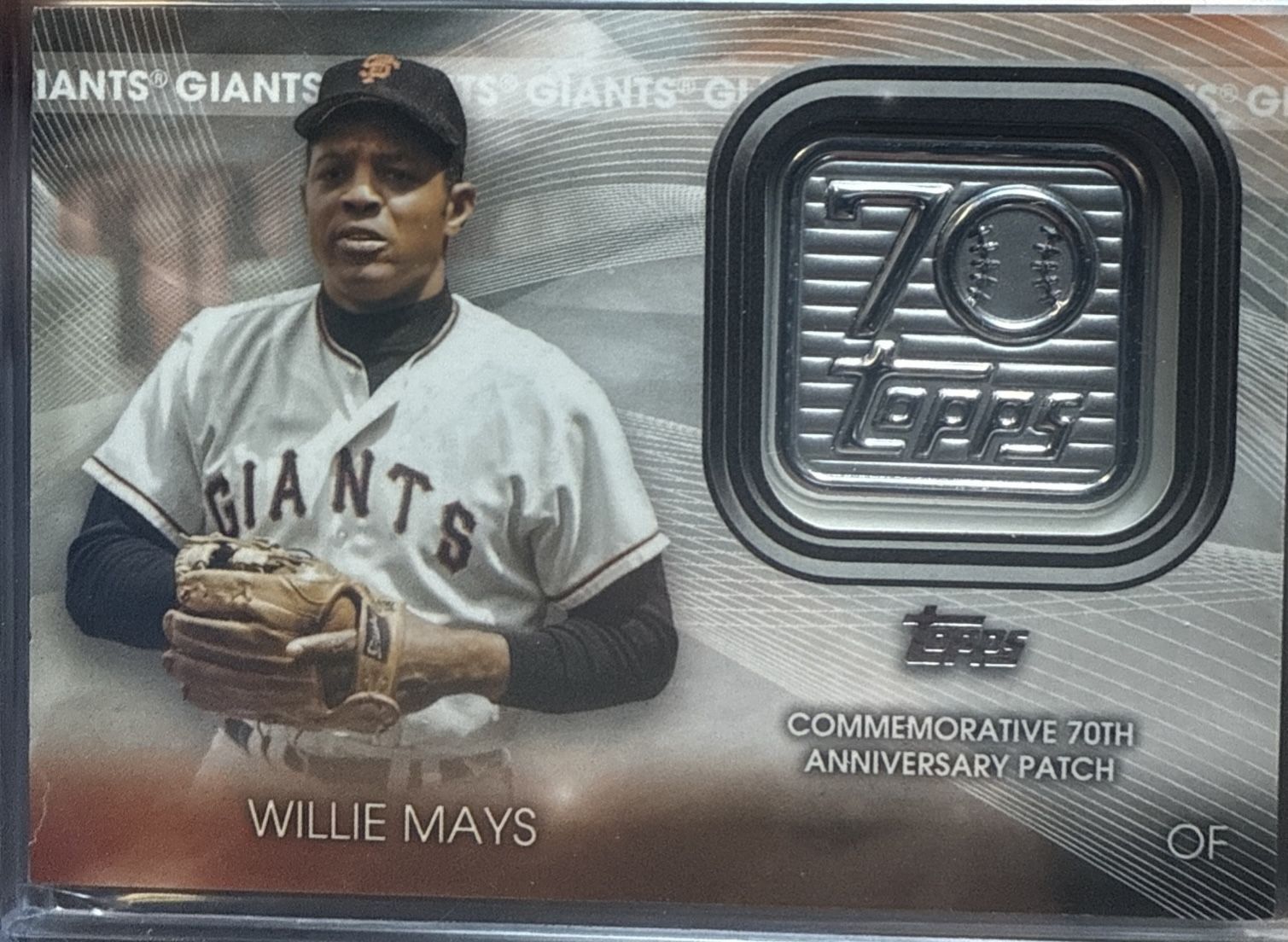 2021 TOPPS WILLIE MAYS 70TH ANNIVERSARY 