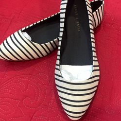 New Striped Dressy Flats