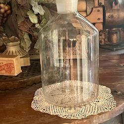 Vintage 1 Gallon Apothecary Glass Jar With Lid
