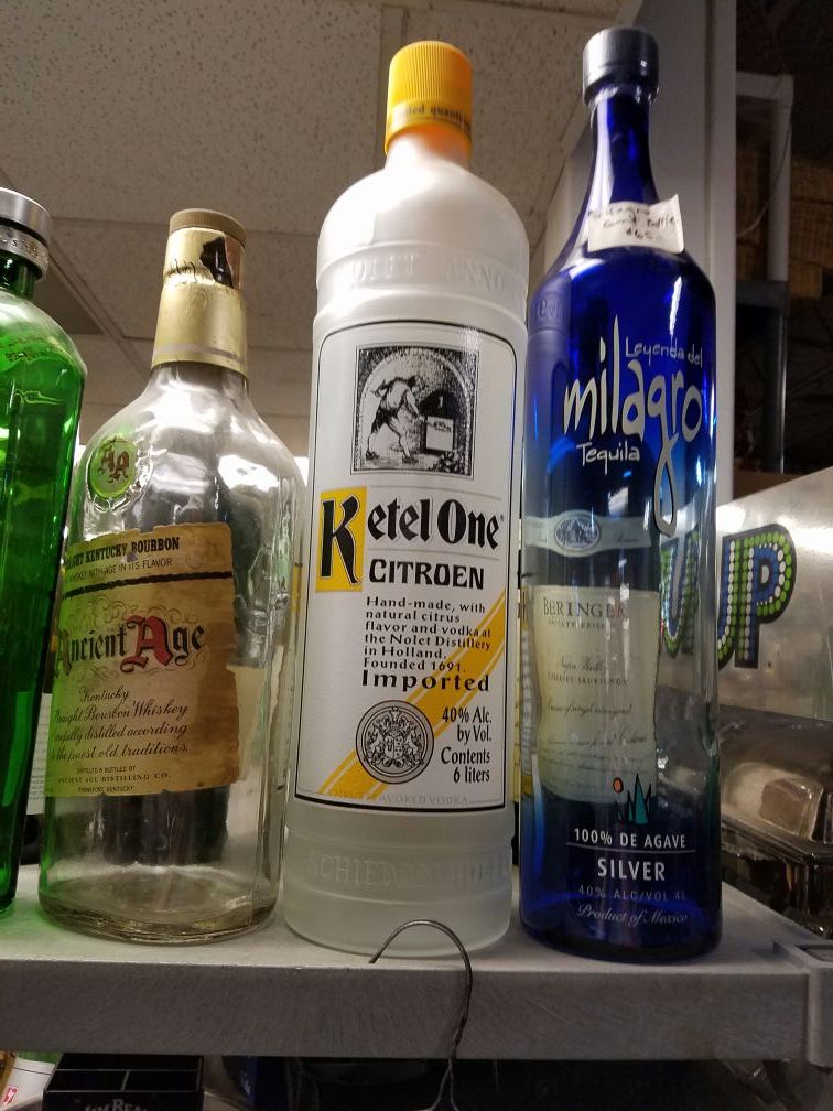Ketel One Citroën 6 liter empty dummy display bottle