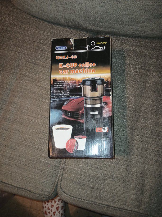 A Car K- Cup Coffee Machine 