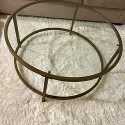 **Like New - Gold Center Table 