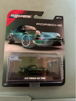 2025 Majorette 1975 Porsche 930 Turbo Dark Green