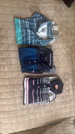 3 Boys 5-6/XS Golf shirts