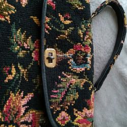 1960's SPILENE CARPET BAG TAPESTRY PURSE
