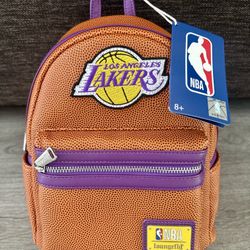 Loungefly NBA LA Lakers Basketball Mini Backpack