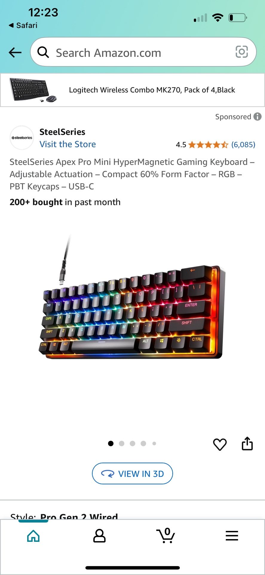 Steelseries Apex Pro Mini