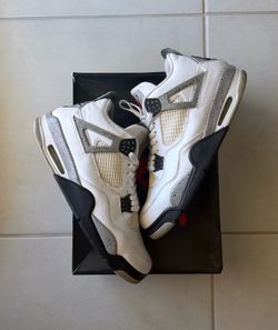 Jordan 4 white cement size 11