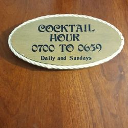 Cocktail Hour Funny Sign (Open 24 Hours)