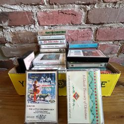 24 units mixed lot of Christmas cassettes