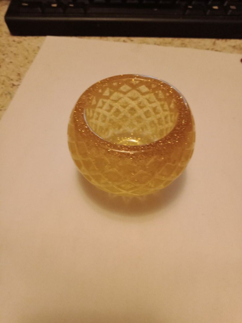 Gold Color Candle Holder