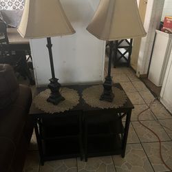 2 End Tables And Entry Table 2 Lamps 