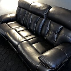 Brown sofa Recliner Couch with love seat