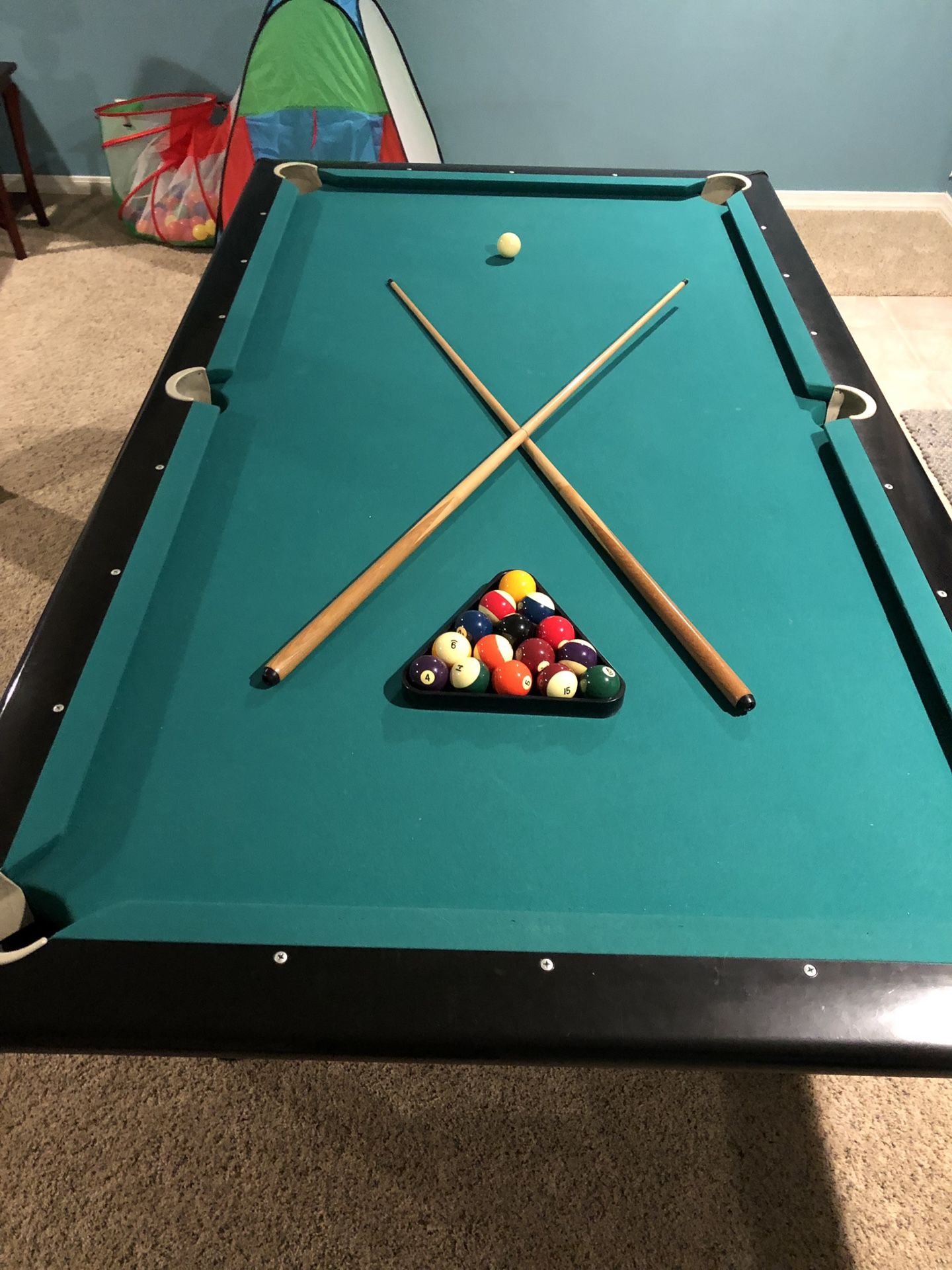 Vintage Brunswick Mach 1 pool table