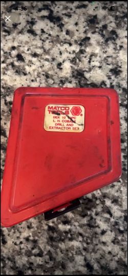 Matco Tools DEK 10 PC L. H. Cobalt Drill and Extractor Set