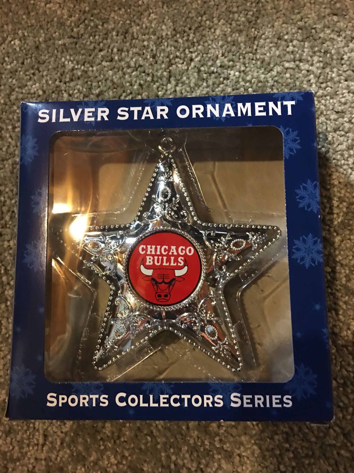 Chicago Bulls Star Ornament