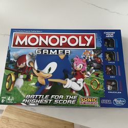 Sonic Monopoly Board Game