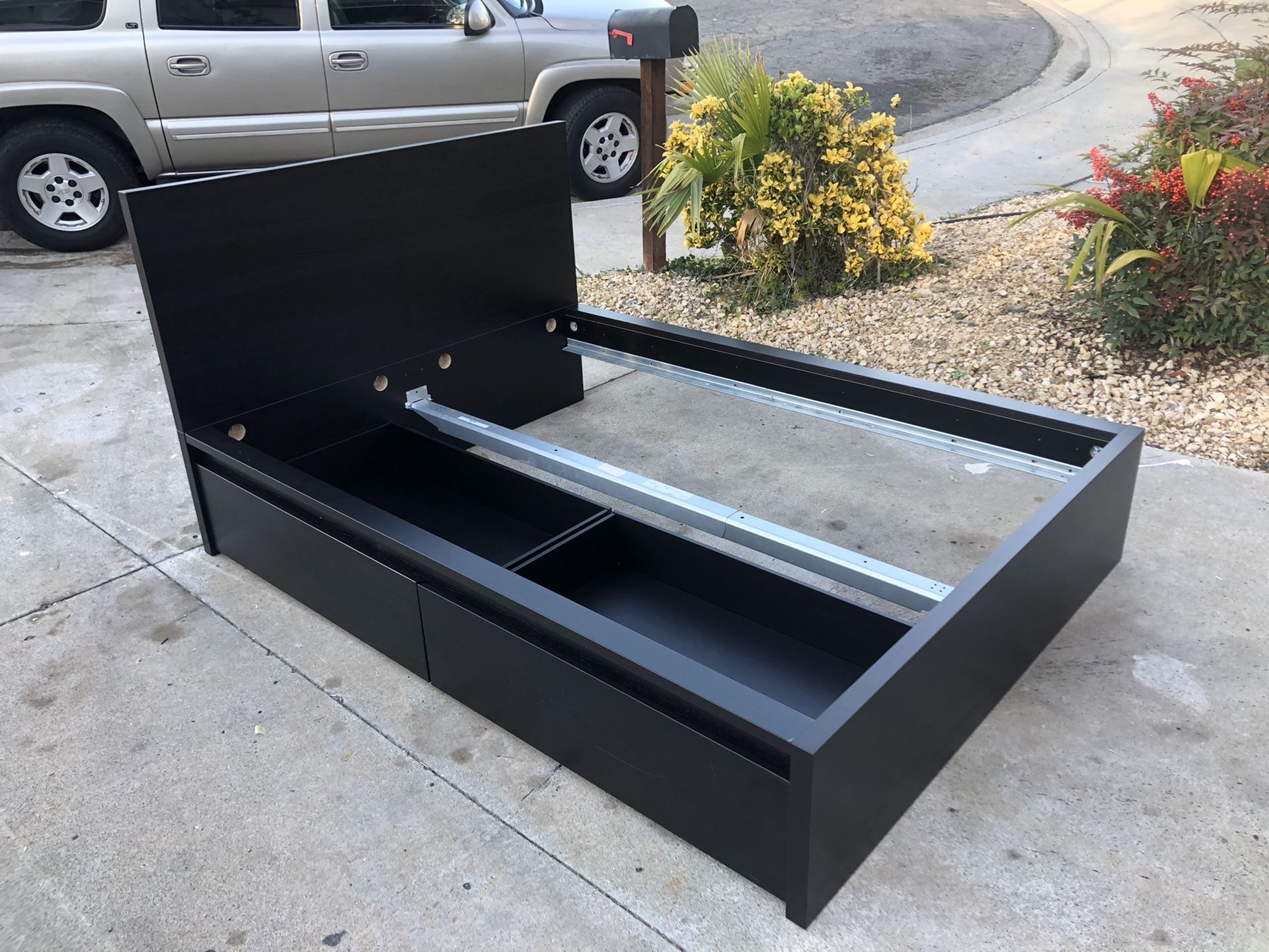 IKEA MALM FULL SIZE Bed Frame With 2 Storage Drawers For Sale In La ikea-malm-full-size-bed-frame-with-2-storage-drawers-for-sale-in-la
