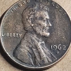 1962  Error Lincoln Penny