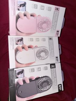 Portable fan power bank