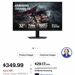 Samsung Odyssey G5 32”