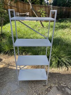 IKEA Gray Metal Shelf with Rose Gold Hardware (2 available)