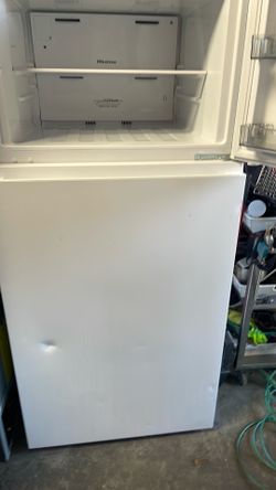 White fridge $299