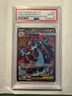 PSA 10 Mega Charizard X ex #023 Pokemon MEP