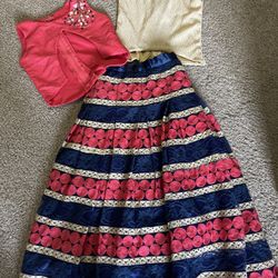 Ethnic 3 Pc Dress Size 6/7 Years