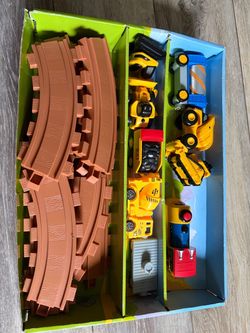 Kids Construction Vehicle and Track Toy Set