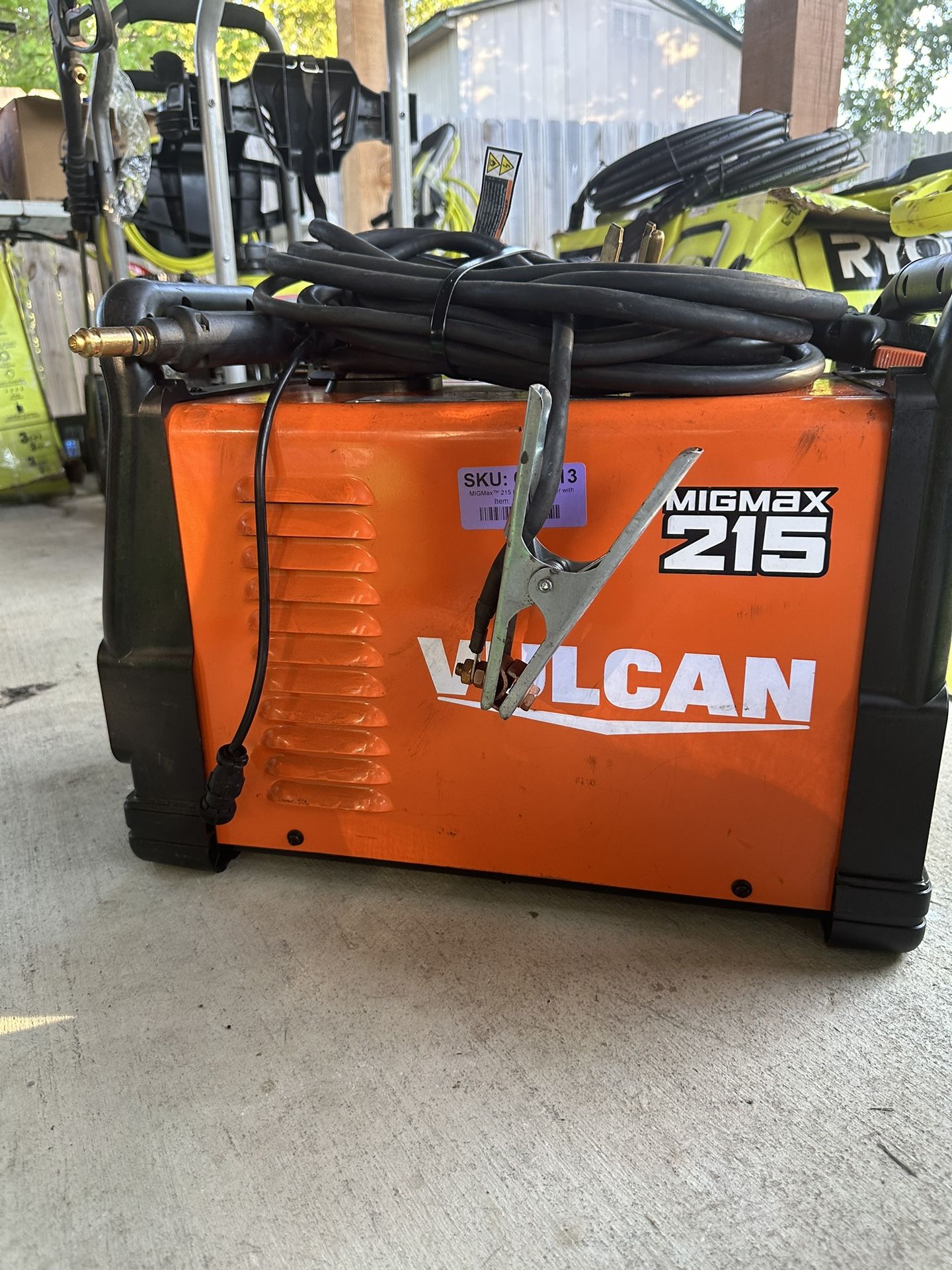 VULCAN MIGMax 215 Industrial Welder with 120/240V Input for Sale in San