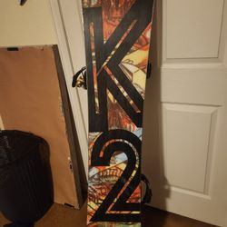 K2 Snowboard With Bindings