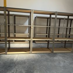 Warehouse Heavy Duty Boltless Storage Rack Shelving 48 in W x 30 in D Supply Shelves Delivery Available