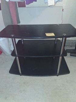 Black 3-Tier TV Stand