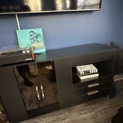 Black TV Stand