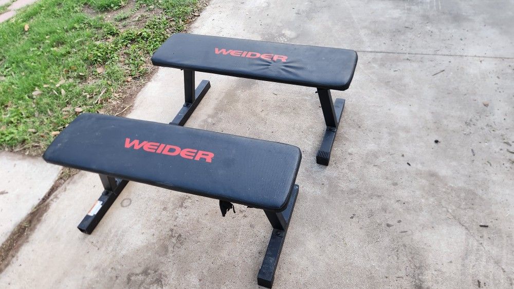 Weider Flat Benches $30 ea.