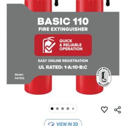 Two fire extinguishers