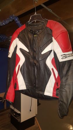 Joe Rocket leather motorcycle jacket