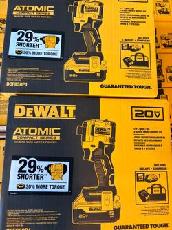 DEWALT Atomic 20V Impact Driver Kit DCF850P1