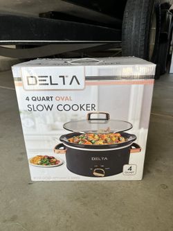 Delta 4 Quart Oval Slow Cooker