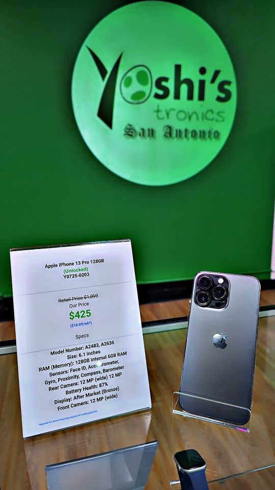 Apple iPhone 13 Pro 128GB Unlocked Y0725-0203