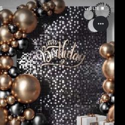 Black Backdrop Shinny 💫 For Partys Holidays 