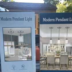 Pendant Light Both Boxes For $50