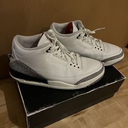 Air Jordan 3 White Cement Reimagined Size 13